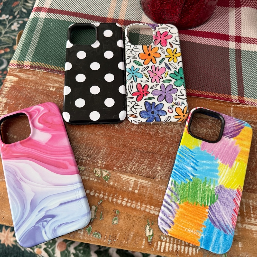 iPhone 13 pro max CASLEY Rugged Colorful Phone Hard Case Set